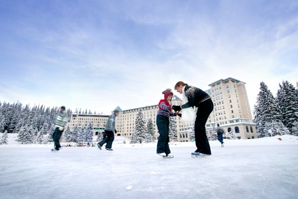 Chateau Lake Louise: a rink for ice skating and hockey, complete with an ice bar, is about as cool as it gets.