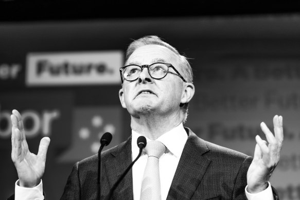 On election night, Albanese thanked his mother Maryanne, saying she was “beaming down on us”. Back in Sydney on Wednesday night, he travelled alone to the cemetery where she is buried to “have a chat”. 