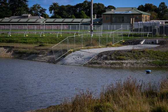 Inside the Caulfield Racecourse Reserve. 