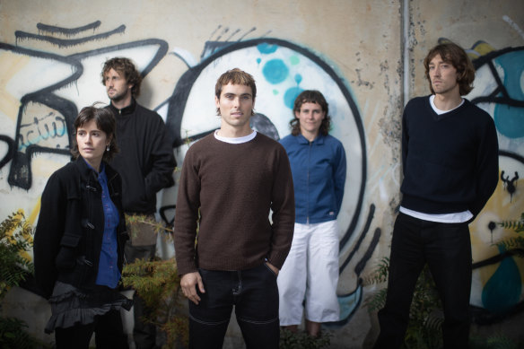 Floodlights (from left) are Sarah Hellyer, Joe Draffen, Louis Parsons, Ashlee Kehoe, and Archie Shannon.