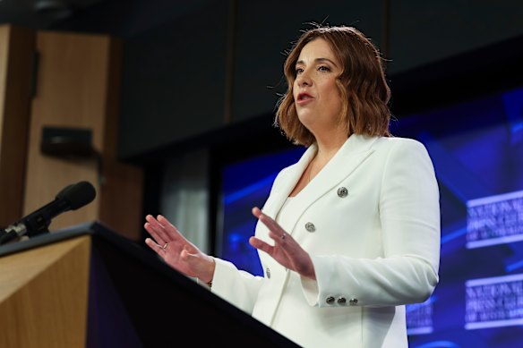 Minister for Communications and Minister for Sport Anika Wells.