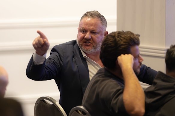 Sydney Olympic benefactor Damon Hanlin.