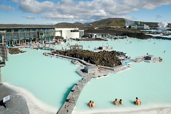 No natural wonder: Iceland’s Blue Lagoon.