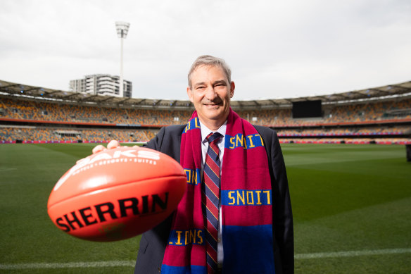 Lions chairman and PwC partner Andrew Wellington will be attending the AFL final. 