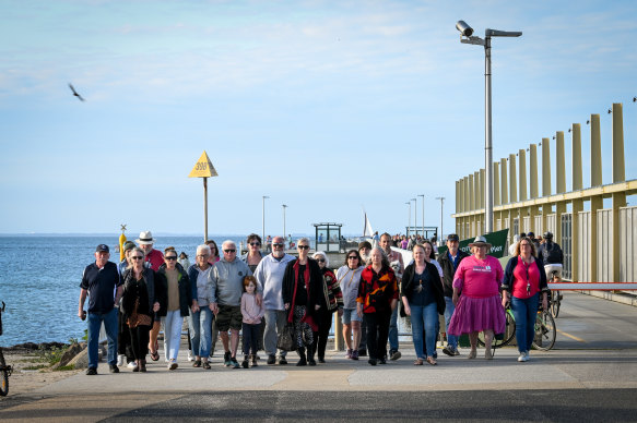 Locals in Portarlington opposed to more development on the outskirts of town. 