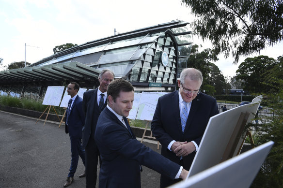 Former prime minister Scott Morrison promised tens of billions of dollars for infrastructure projects that are yet to begin construction.