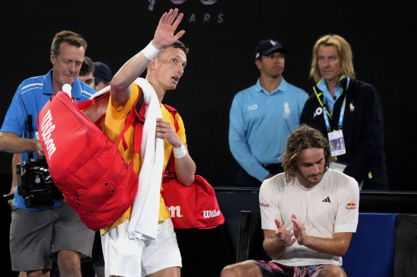 Jiri Lehecka’s brilliant Australian Open run came to an end at the hand of the highest-ranked player left in the men’s draw.