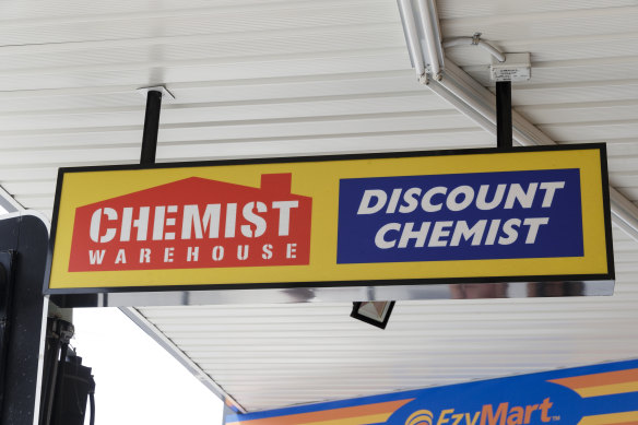 Spotlight Group and Chemist Warehouse’s 24 stores account for 7.8 per cent of HomeCo’s gross leasing income.