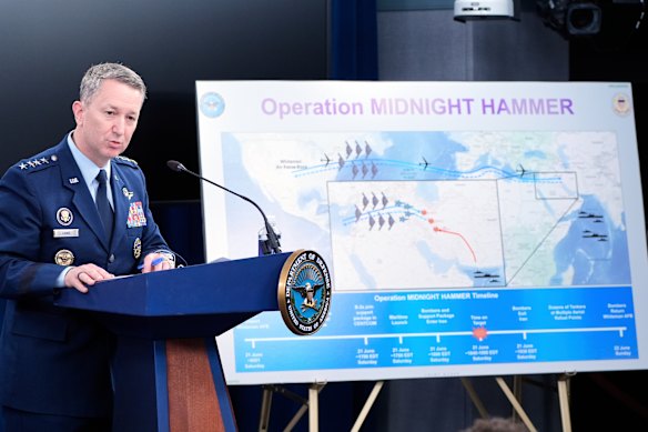 General Dan Caine, chairman of the Joint Chiefs of Staff, provides more detail about the US attack on Iran.
