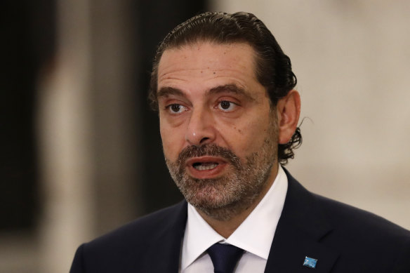 Saad Hariri had quit as PM nearly a year ago as protests gripped Lebanon.