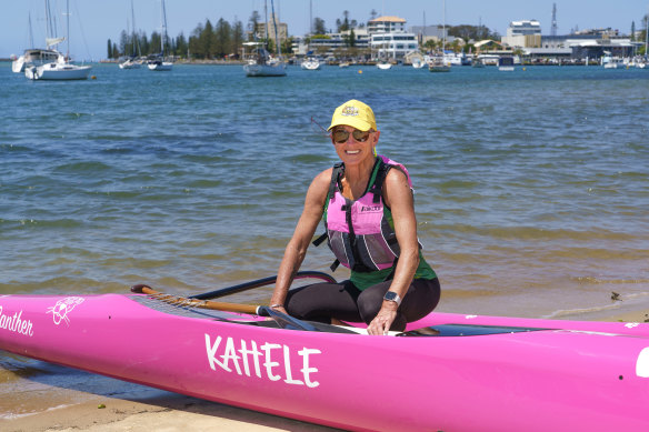 Glenys Cummings is a champion outrigger and dragon boat racer, and loves the freedom offered by luxury lifestyle resort GemLife Rainbow Beach.