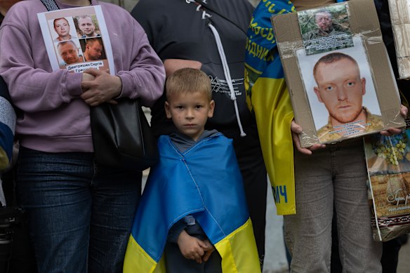 Ukrainian families wait to see if their loved ones will be among the arrivals.