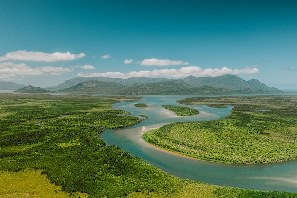 Hinchinbrook Channel and Hinchinbrook Island.
