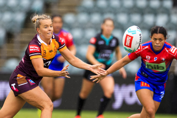 The NRLW are trialling forward pass technology this season.