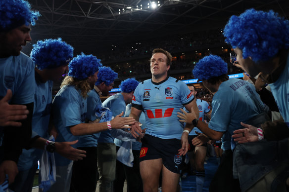 NSW captain Jake Trbojevic played just 29 minutes on Wednesday night.