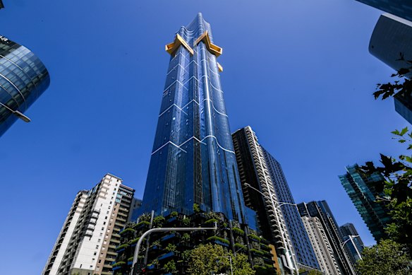 Australia 108, em Southbank, é um dos dezenas de edifícios de apartamentos proeminentes em Melbourne administrados pela Bluestone OCM.