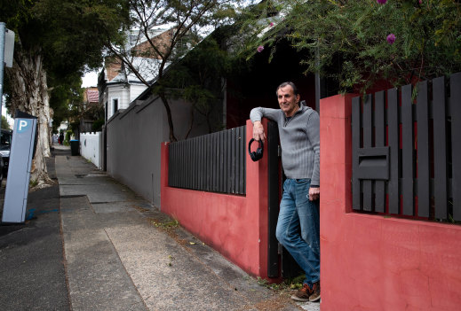 David Anderson was given noise-cancelling headphones after the Rozelle Interchange tunnelling became unbearable.