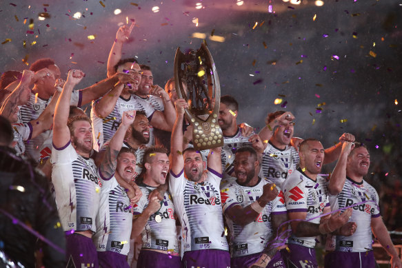 Cameron Smith continues to play at the peak of his powers as part of the all-conquering premiers.