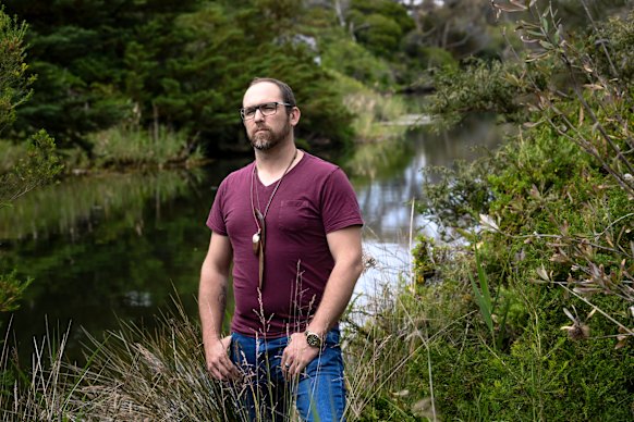 Jarrod West, a Bunurong man and a traditional owner, is among thousands with a warrant hanging over his head for toll road fines accrued many years ago.
