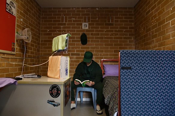 Inside one of the rooms at Parklea. 