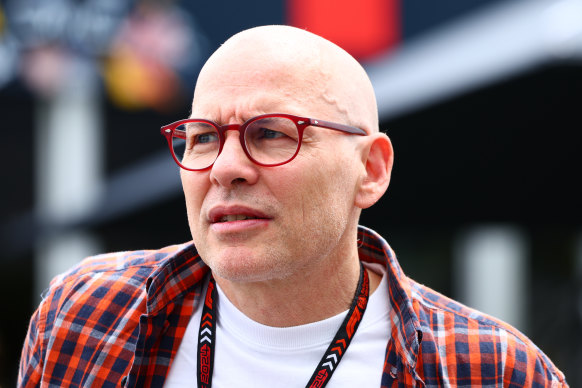 Former world champion Jacques Villeneuve at the circuit named after his father.