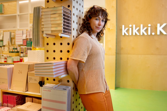 Prints charming … Lisa Gorman has taken over the creative direction of stationery brand Kikki.K.