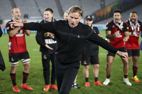 Scott Robertson has won four Super Rugby titles and two Super Rugby NZ crowns with the Crusaders.
