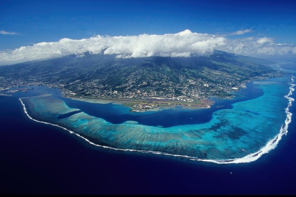 Tahiti – paradise once you’re outside the airport.