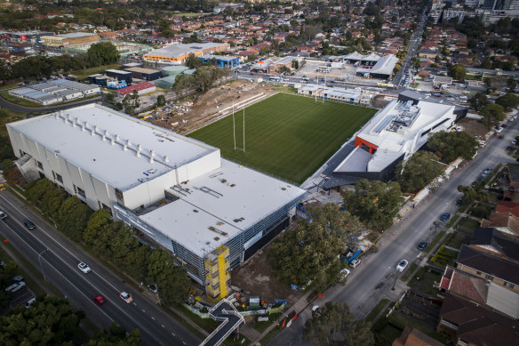 Almost done ... the refurbished Concord Oval.