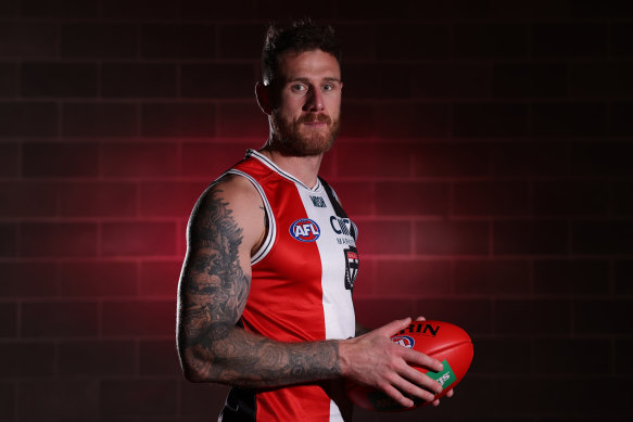 St Kilda’s Tim Membrey is on the comeback trail after an interrupted 2023.
