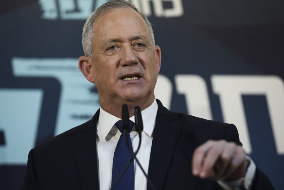 Benny Gantz, Israel’s defence minister.