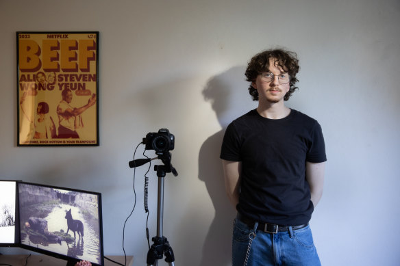 Yusef Shakeri is working as a multimedia technician at the Melbourne Museum after completing a VCE Vocational Major at the Northern College of Arts and Technology.