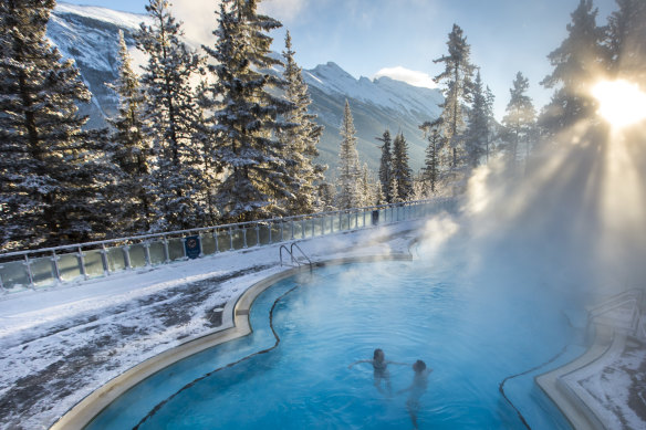 Fancy a scenic soak? Banff Upper Hot Springs.