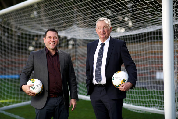 Football Australia CEO James Johnson and chief football officer Ernie Merrick will be leading the Socceroos’ World Cup review.