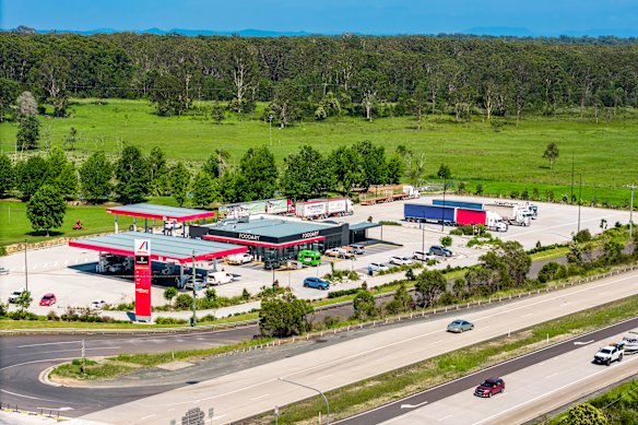 The Ampol is the only northbound petrol station servicing a 200-kilometre stretch of the Pacific Highway between Coffs Harbour and Ballina.