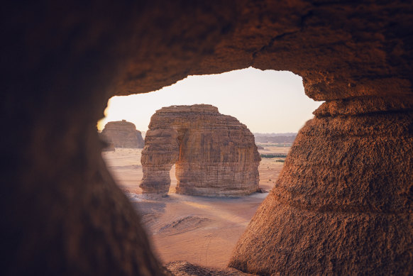 Jabal AlFil, or Elephant Rock.