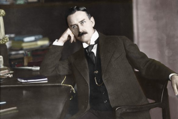 Thomas Mann, the subject of Colm Toibin’s latest novel, seen in 1916 a colourised photograph.