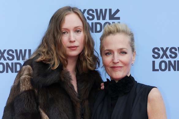 Einbinder and Anderson at the film’s London premiere.