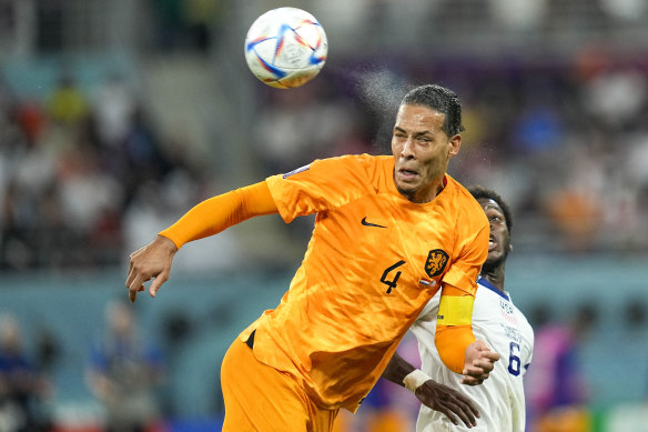 Dutch captain Virgil van Dijk.