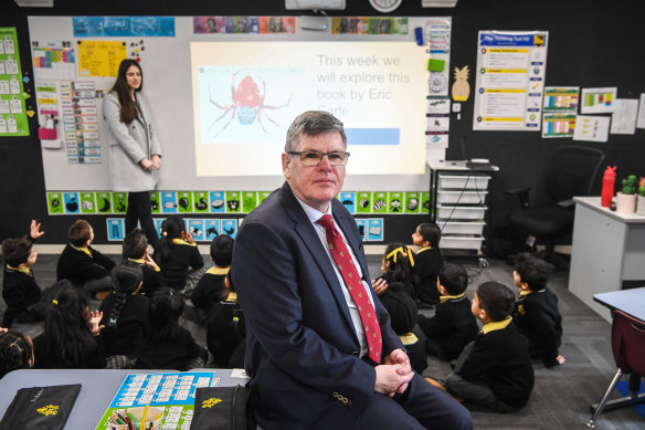 Bacchus Marsh Grammar principal Andrew Neal.