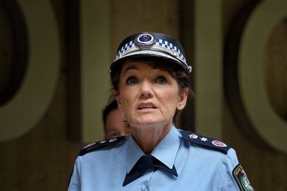 NSW Police Commissioner Karen Webb. 