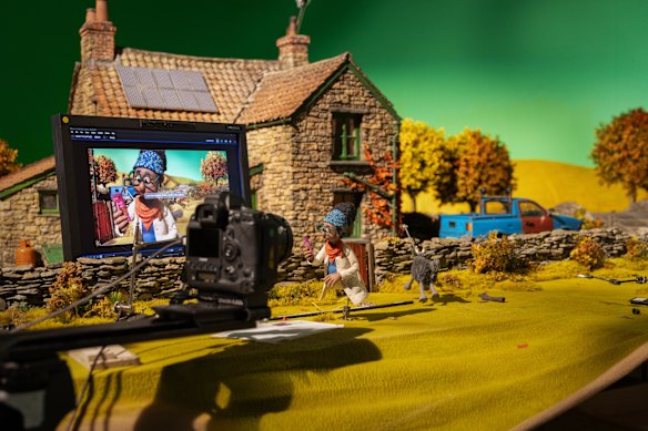 The farmhouse in the film.