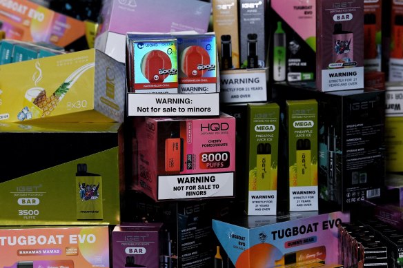 Disposable vapes are on the way out from January 1.