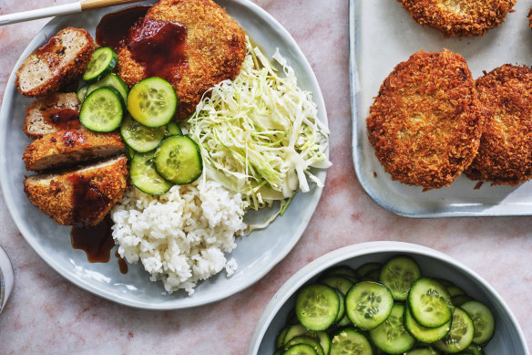 Menchi katsu is made from pork mince instead of pork fillet.  