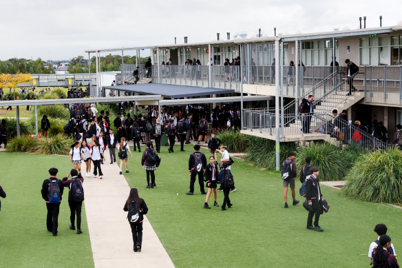 The Ponds High School, the biggest public high school in NSW.