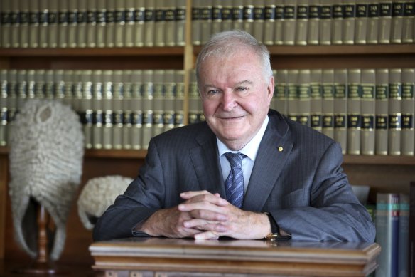 Chief Justice Tom Bathurst, who officially retires on March 5.