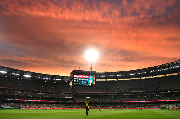 The T20 International Series between Australia and Sri Lanka was played before small crowds.