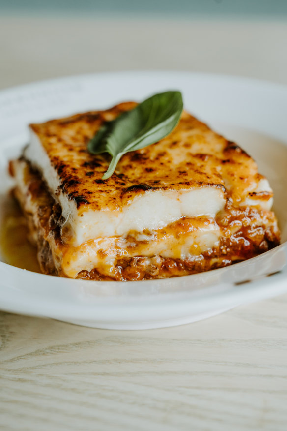 Lasagne at Stokehouse Pasta &amp; Bar.