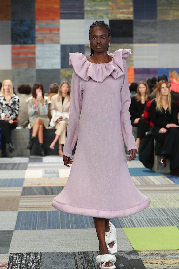 Jordan Dalah opens Australian Fashion Week with his ready-to-wear collection.