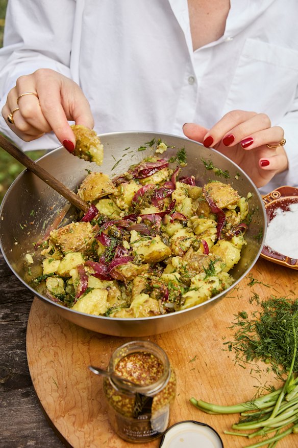 Browned butter potato salad.